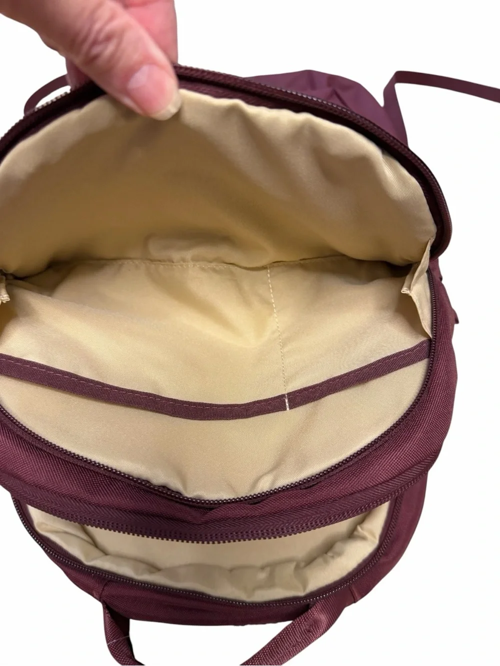 all in motion Maroon Everyday Backpack with Front Bungee